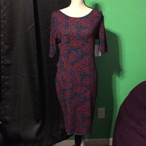 Lularoe fall leaf Julia Dress
